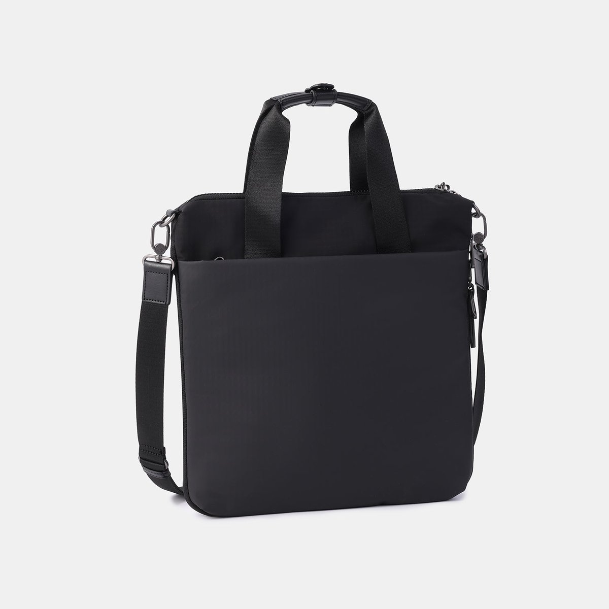 Cabas vertical extensible avec protection RFID black, HEDGREN
