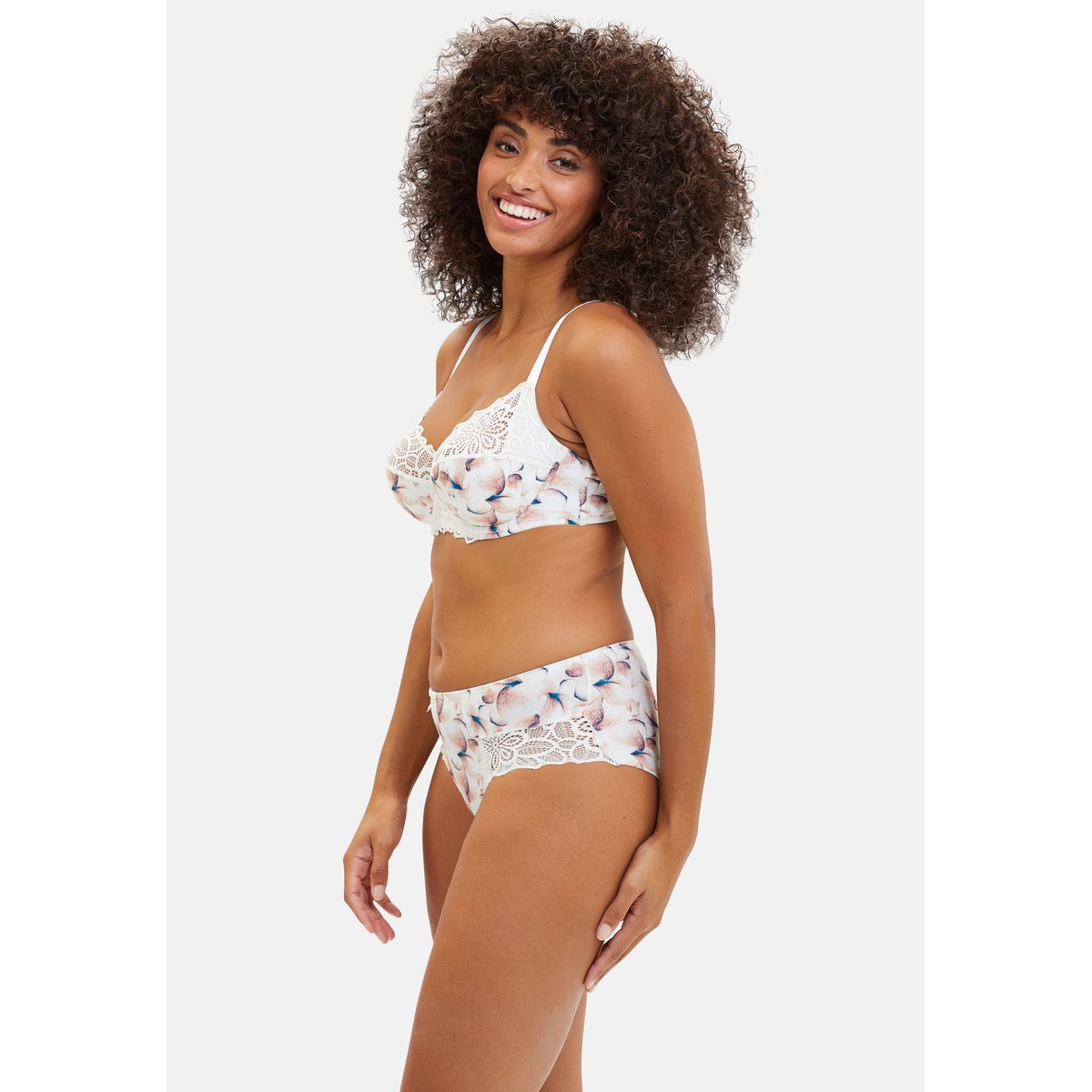 Soutien-gorge FLORA imprime poesie pastel, SANS COMPLEXE
