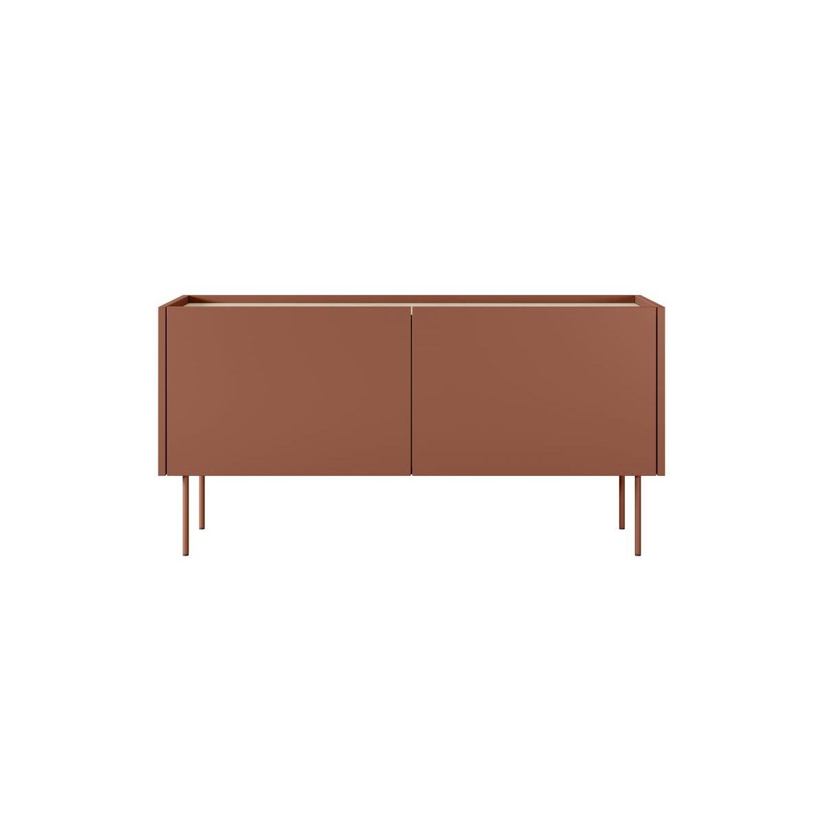 Meuble TV 120 cm panneaux de particules, ATLAS rouge, BOBOCHIC