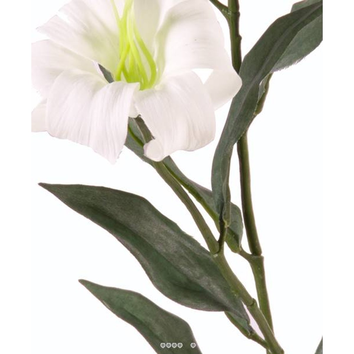 Lys tigré artificiel touché réel H 83 cm 2 crème, ARTIFICIELLES