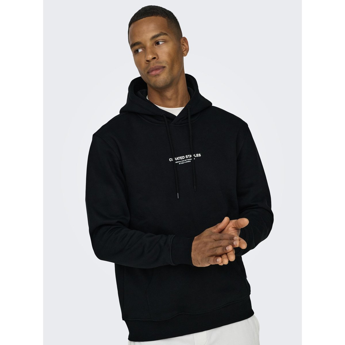 Sweat À Capuche black 1, ONLY & SONS