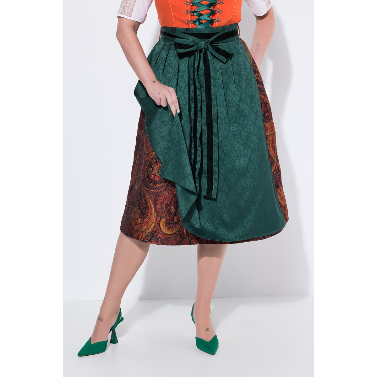 Costume traditionnel bavarois, effet daim rouille, ULLA POPKEN