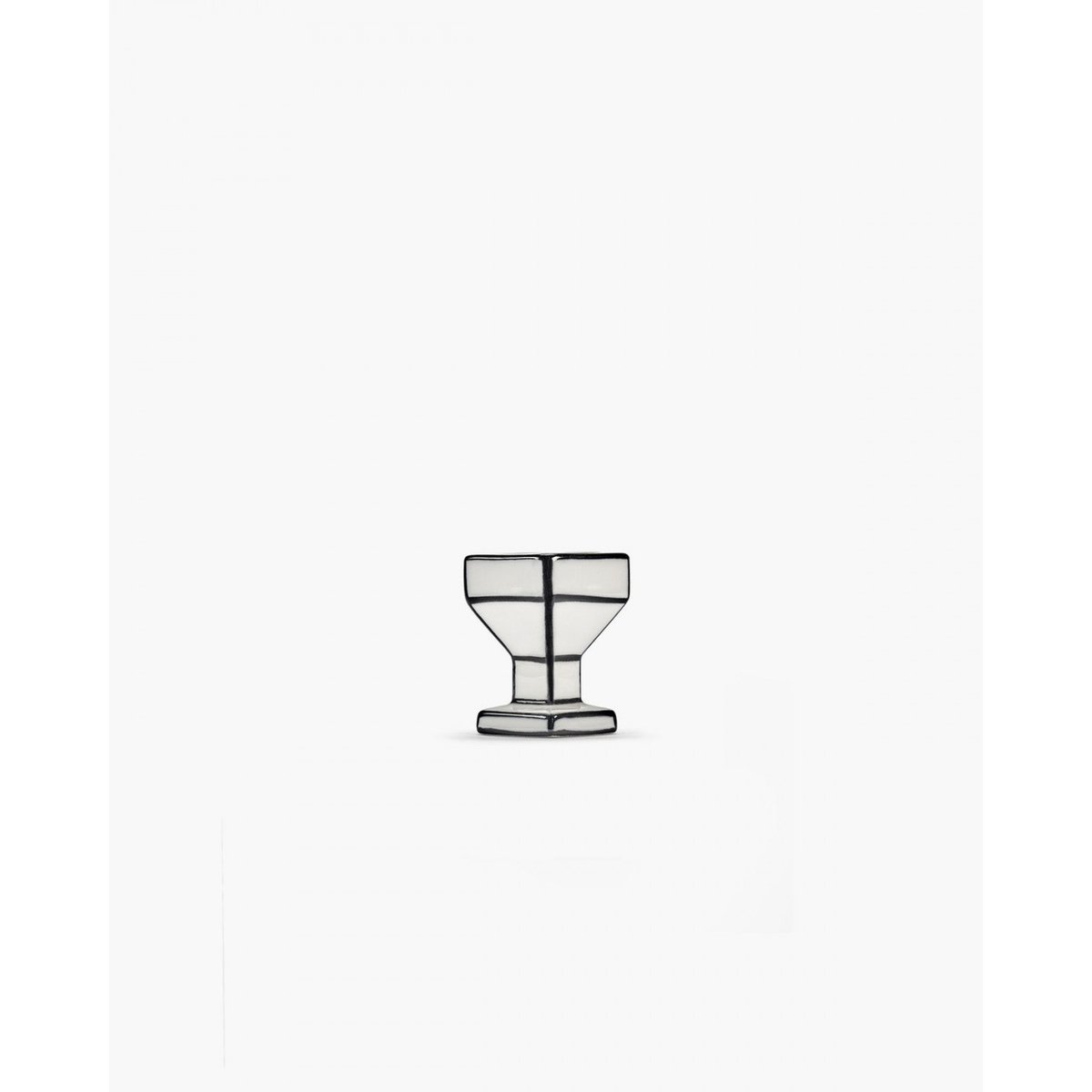 Coquetier en porcelaine Carte Blanche blanc, SERAX