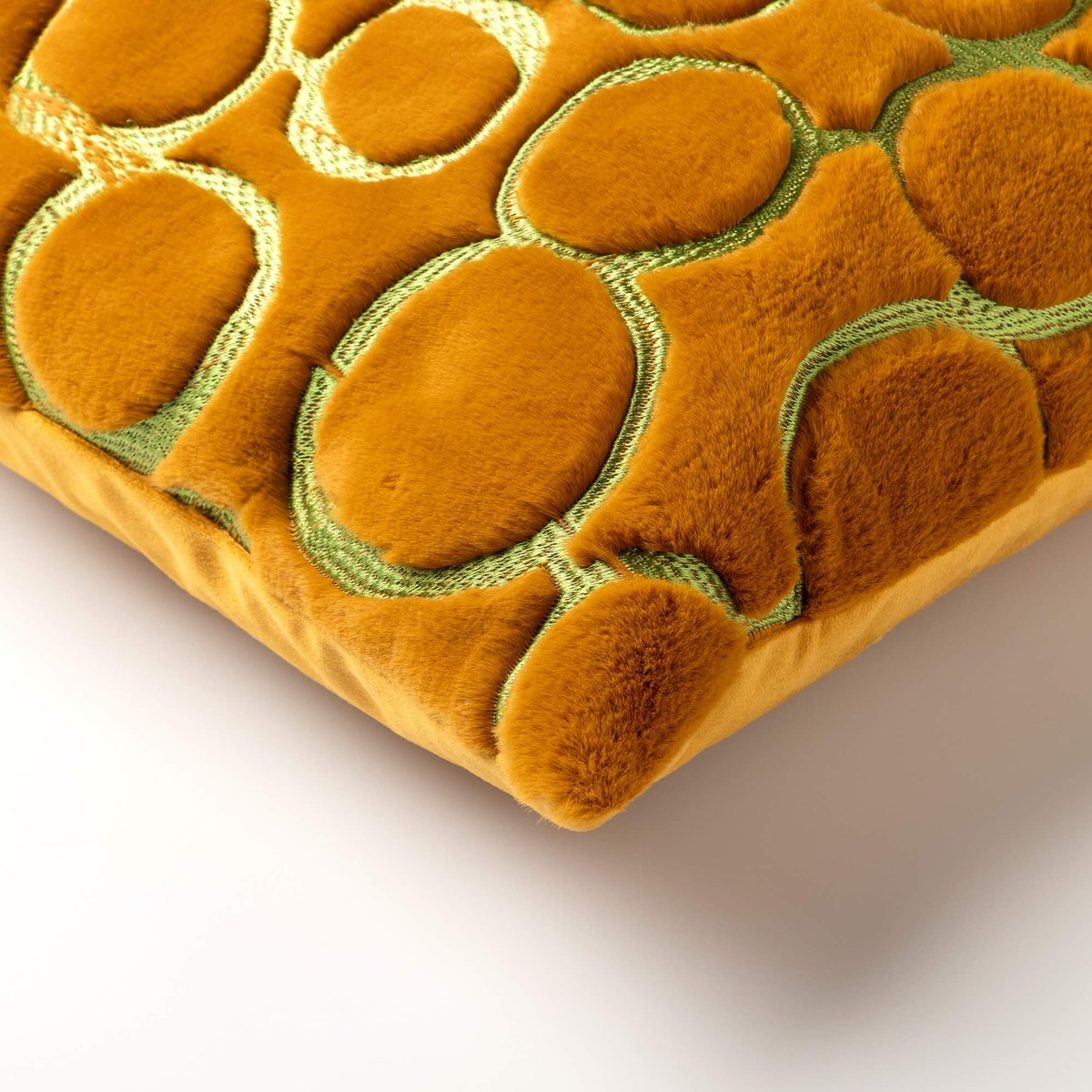 Housse de coussin Domani brun, DUTCH DECOR