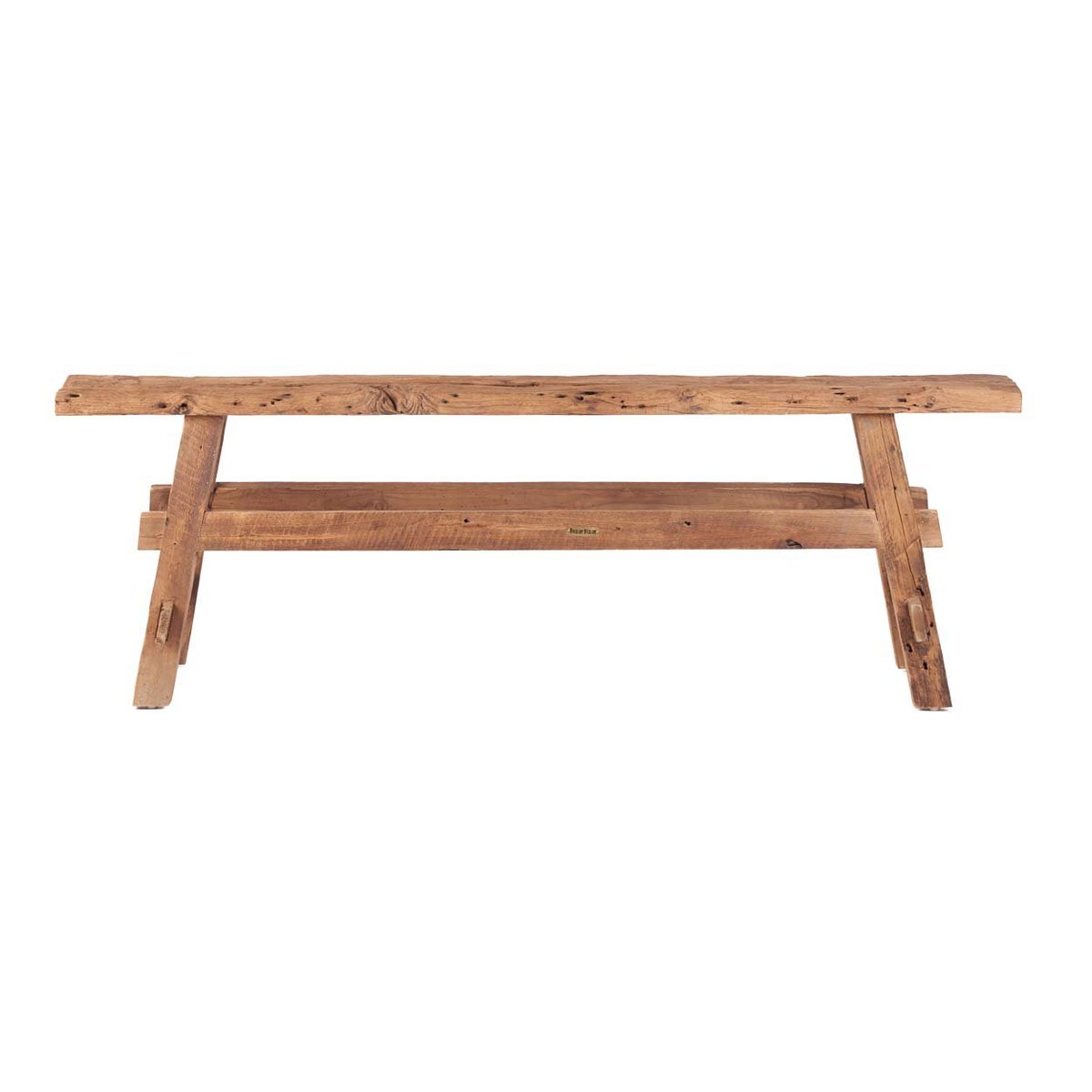 Banc en bois de teck BEAUTEOUS beige, BAZAR BIZAR