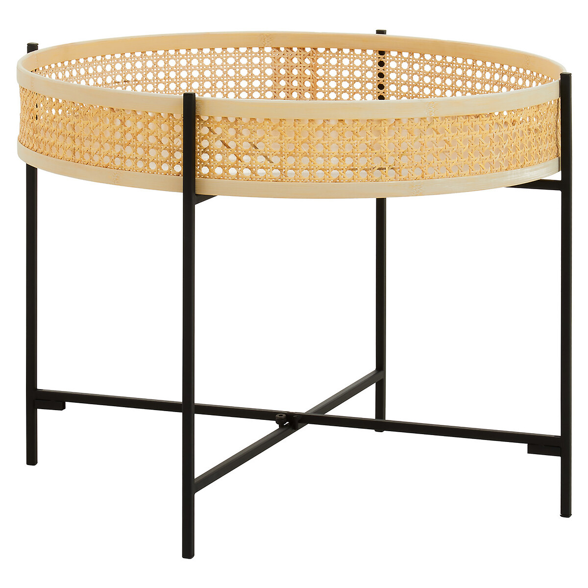 Calla Round Rattan Coffee Table natural, SO'HOME