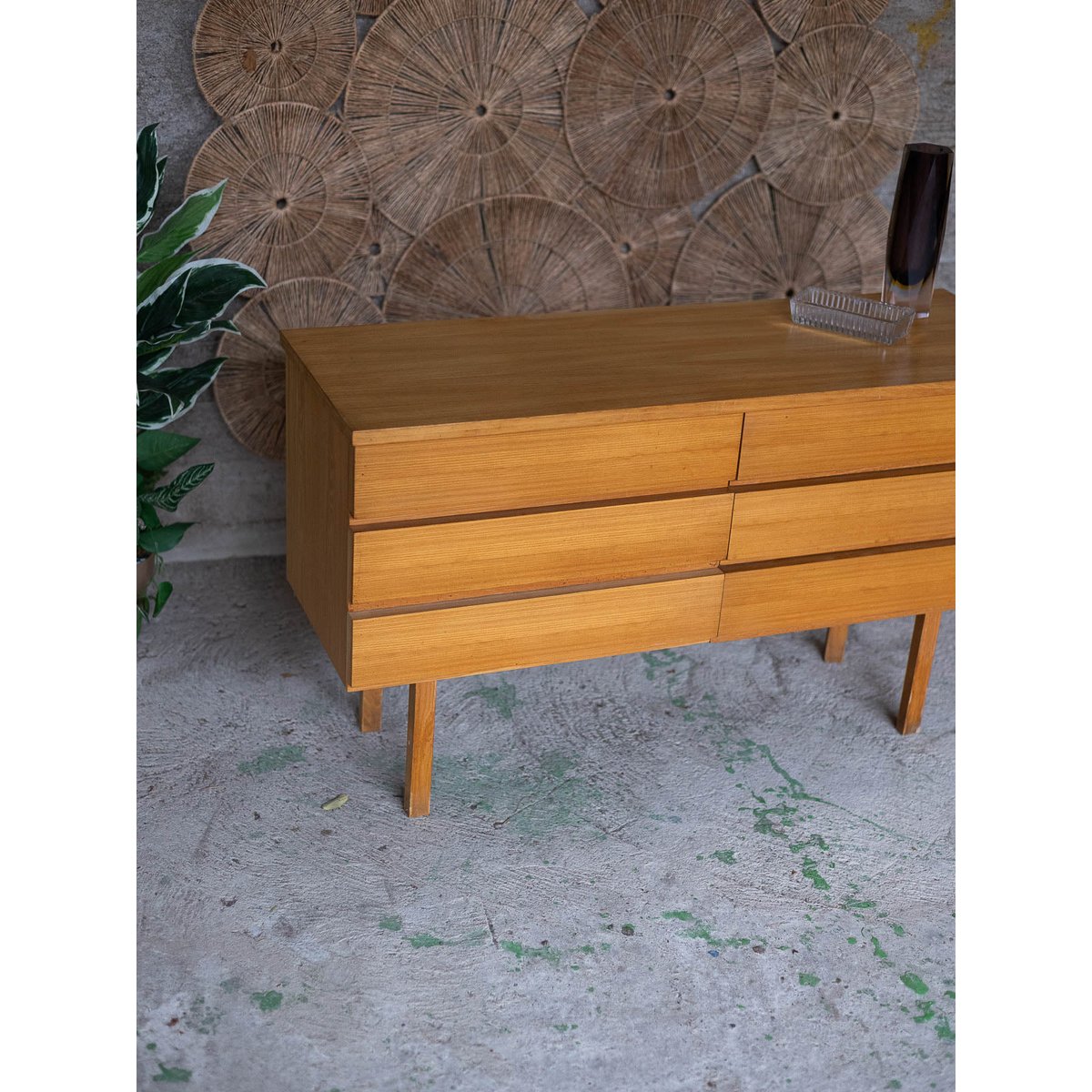 Enfilade scandinave Margaret N°777 - Bon état bois clair, DEBONGOUT