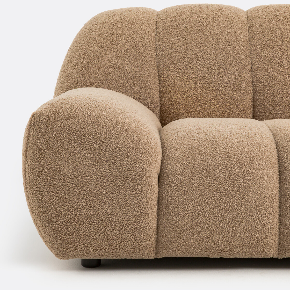 Fauteuil XL, bouclette épaisse, Nuria moka, LA REDOUTE INTERIEURS