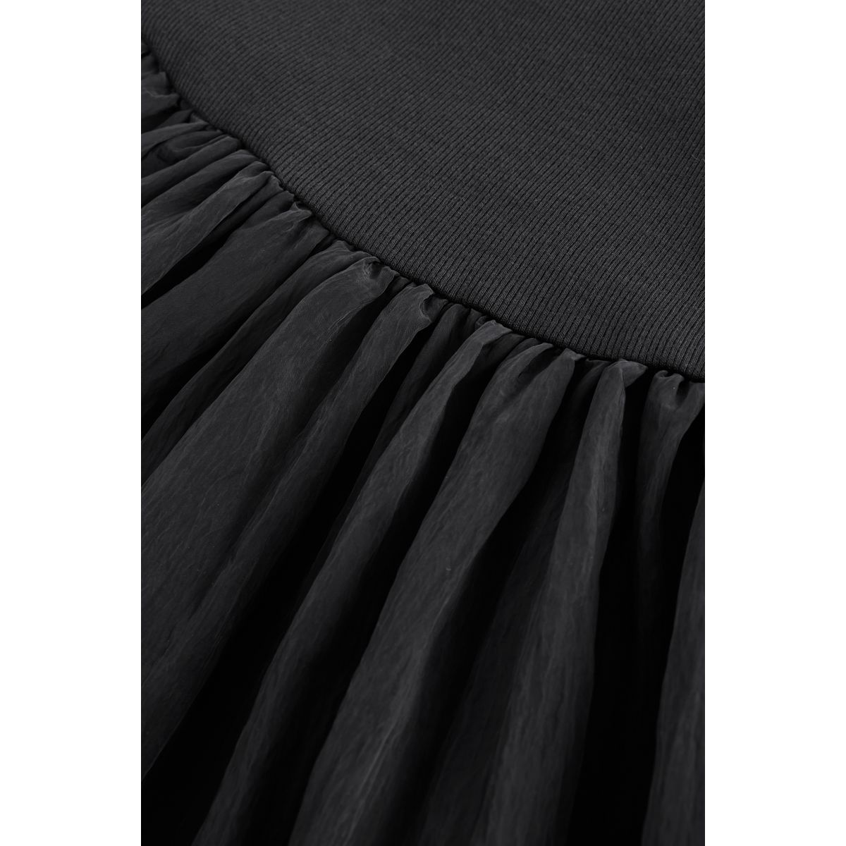 Robe mi-longue bandeau en jersey tissé noir, NEXT