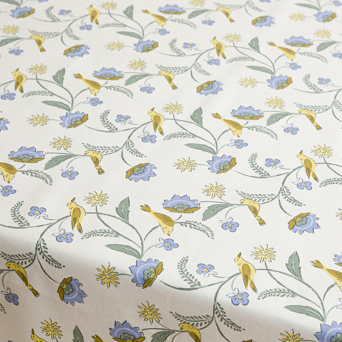 Nappe imprimée, en coton enduit souple, LANZANA imprimé, LA REDOUTE INTERIEURS