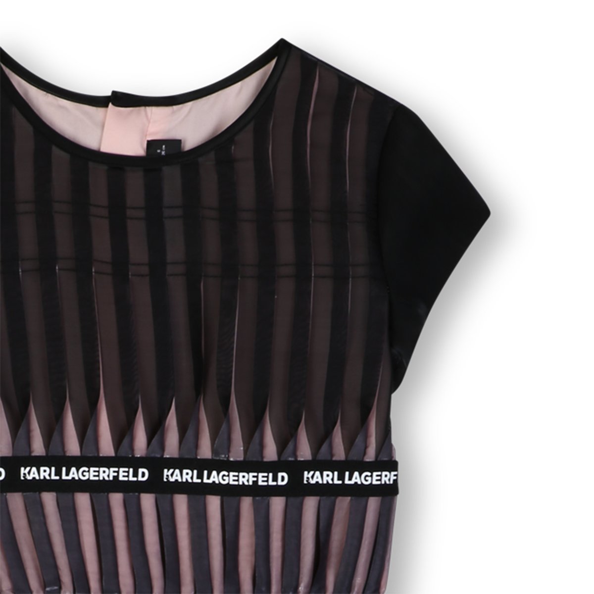 Robe de cérémonie noir rose, KARL LAGERFELD KIDS