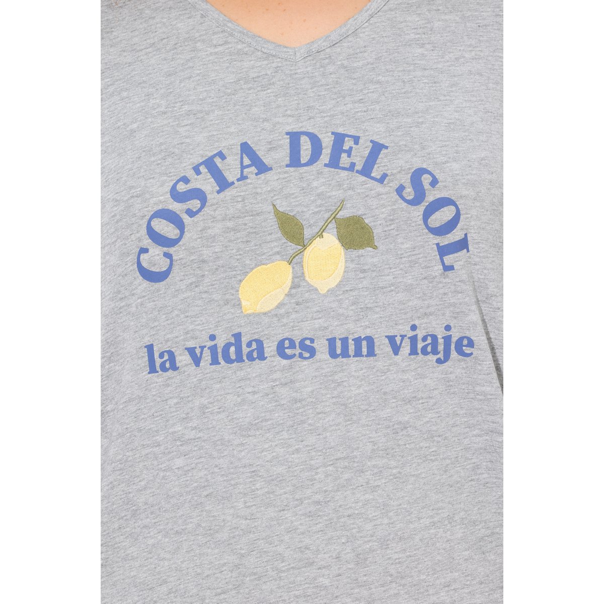 Robe en jersey gris clair chiné, ULLA POPKEN