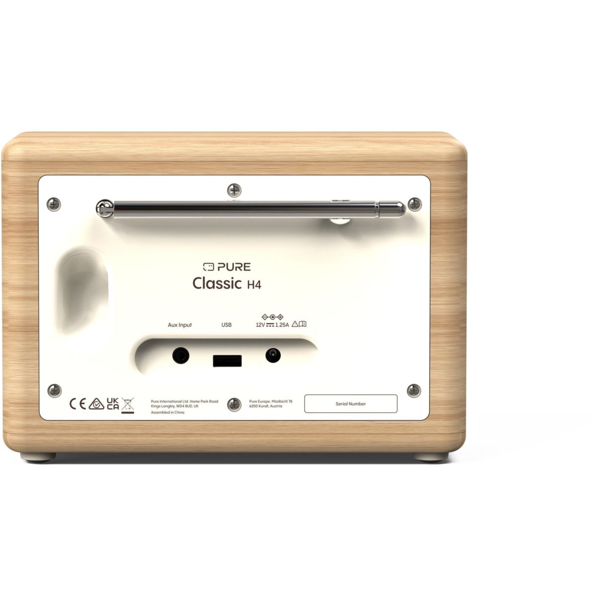 Radio DAB Classic H4 Cotton White coton blanc, PURE