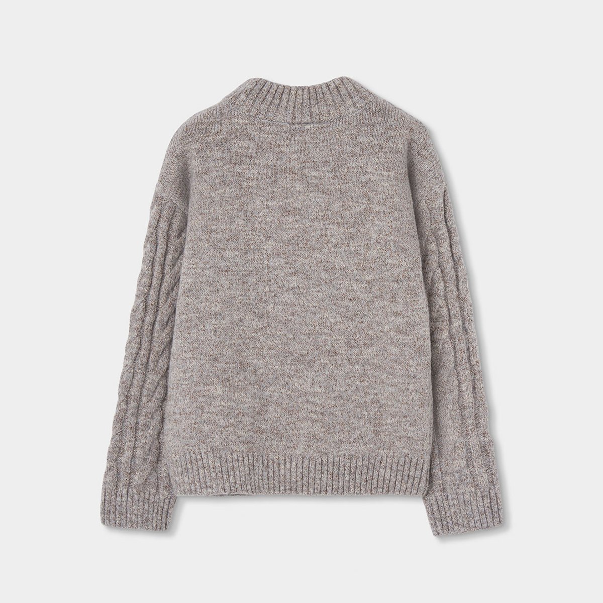 Pull fille tressé beige, BOBOLI