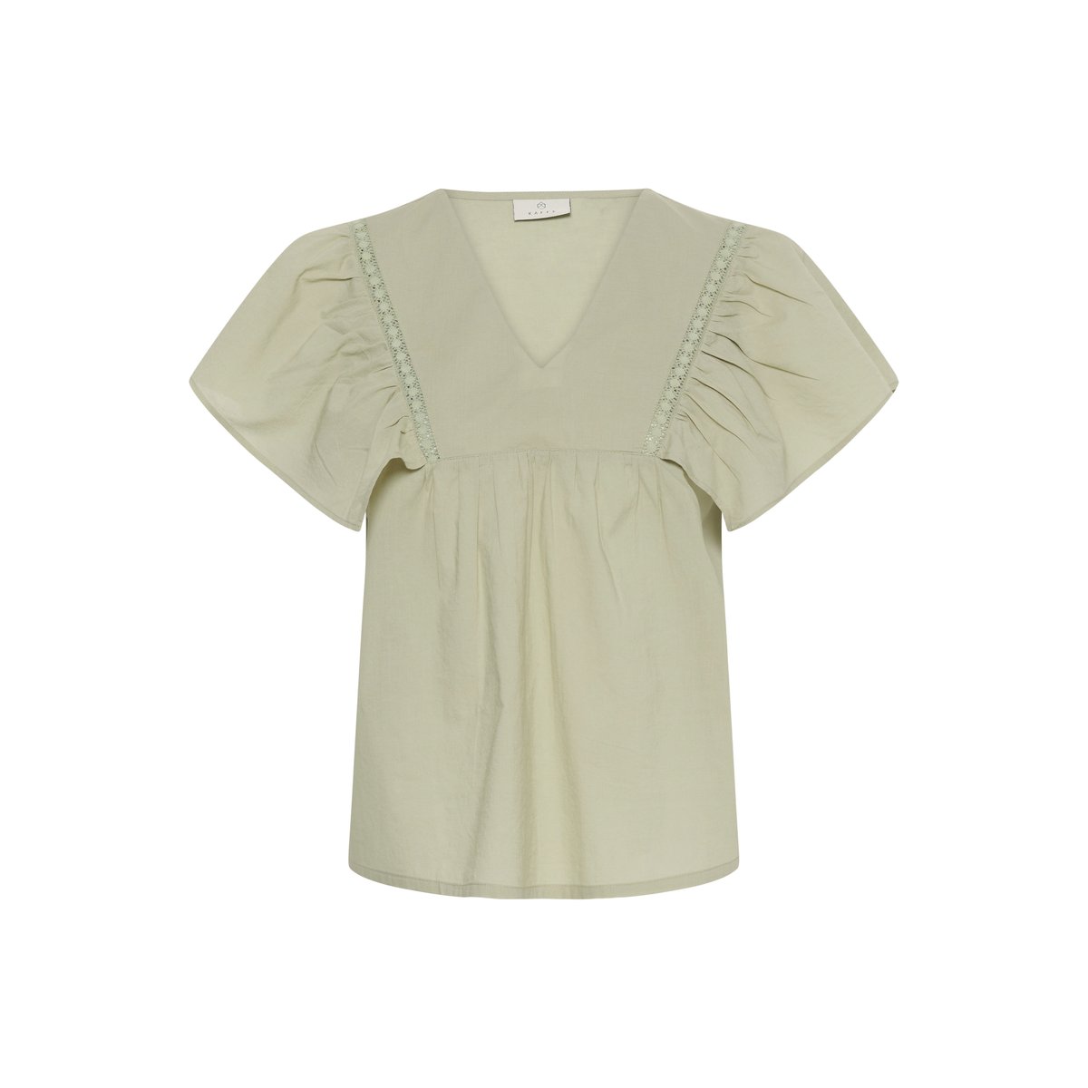 Blouse à manches courtes vert seagrass, KAFFE
