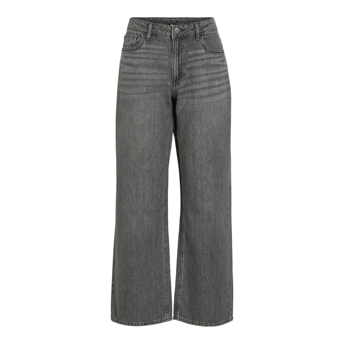 Jean À Coupe Ample grey denim, VILA
