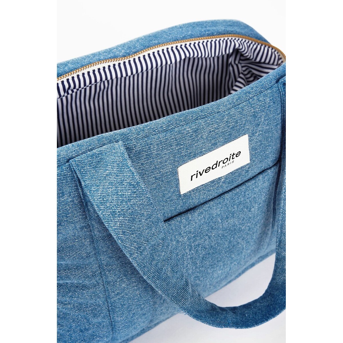 Borsa per il cambio MINI DARCY denim lavato , RIVEDROITE