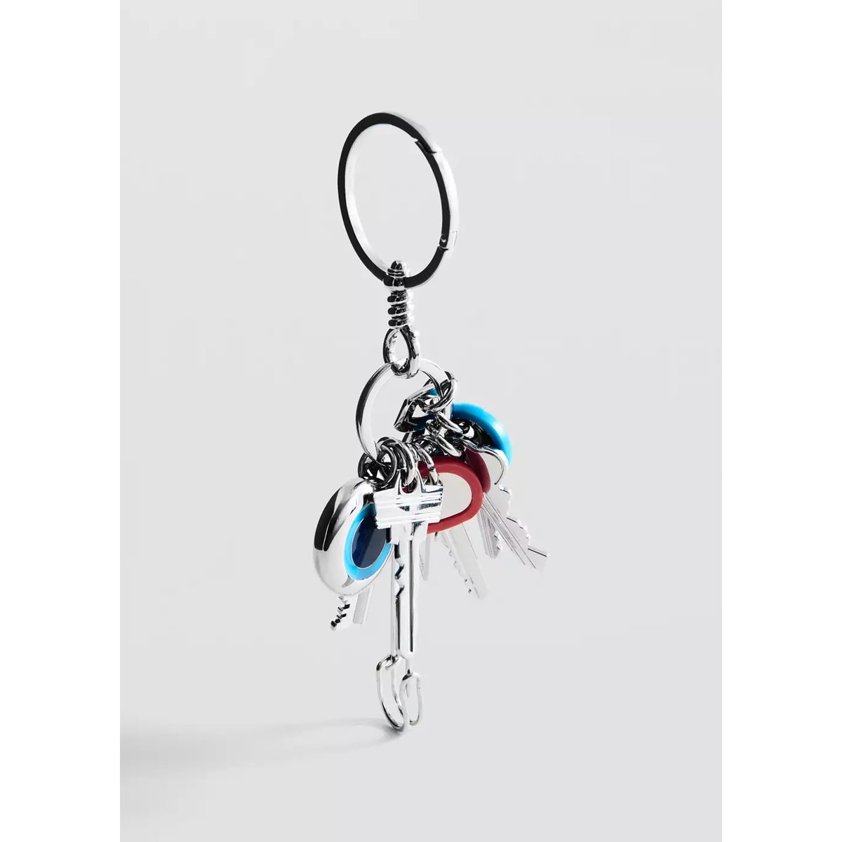 Porte-clés breloques argent, MANGO