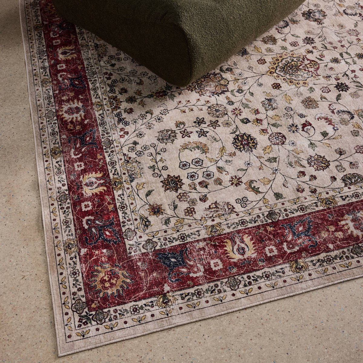 Tapis intérieur rectangulaire vintage IVO multicolore, SWEEEK