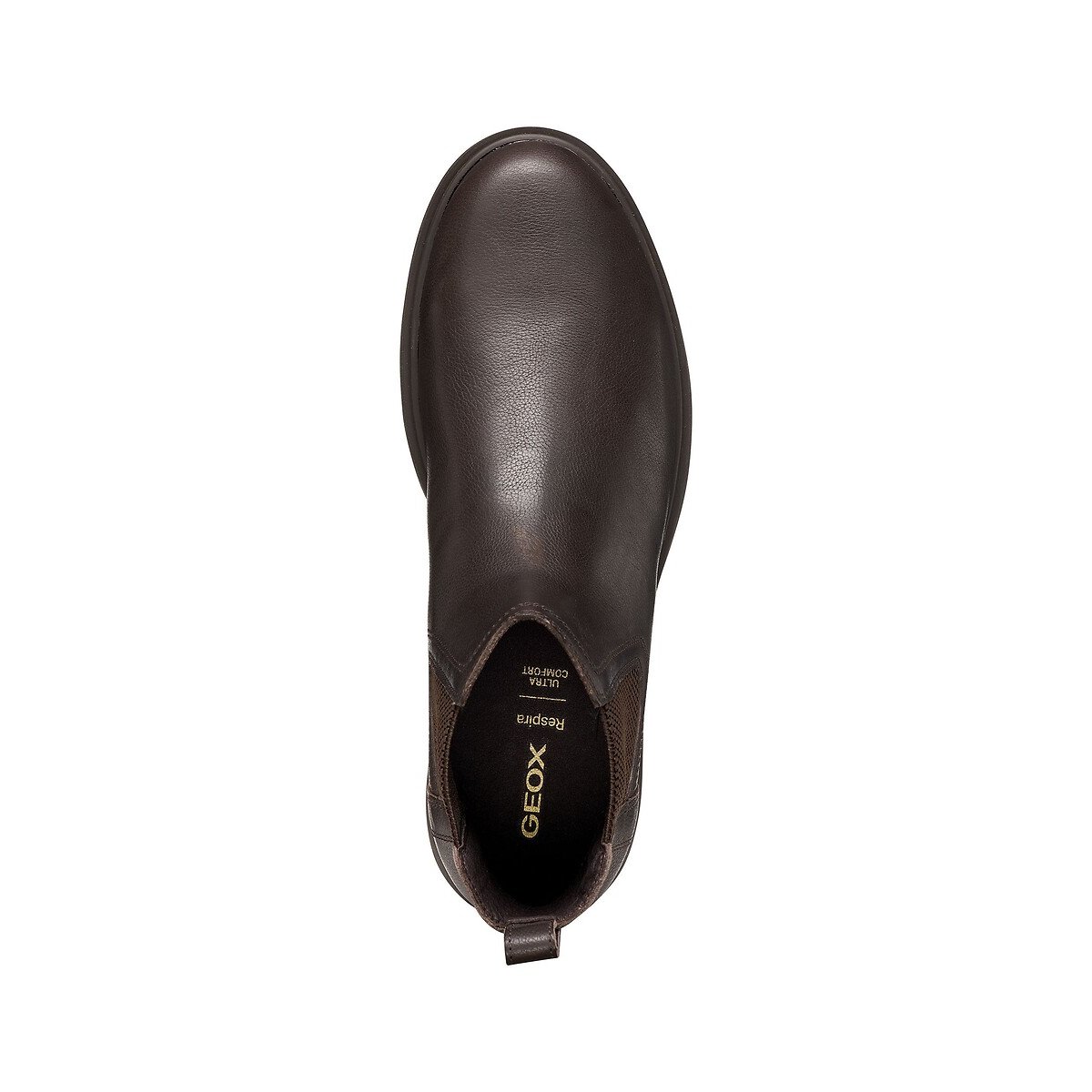 Bottines chelsea en cuir, SPHERICA EC1 marron foncé, GEOX