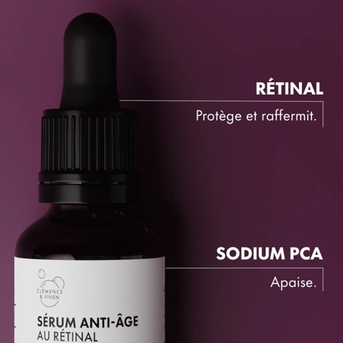 Sérum anti-âge couleur unique, CLEMENCE ET VIVIEN