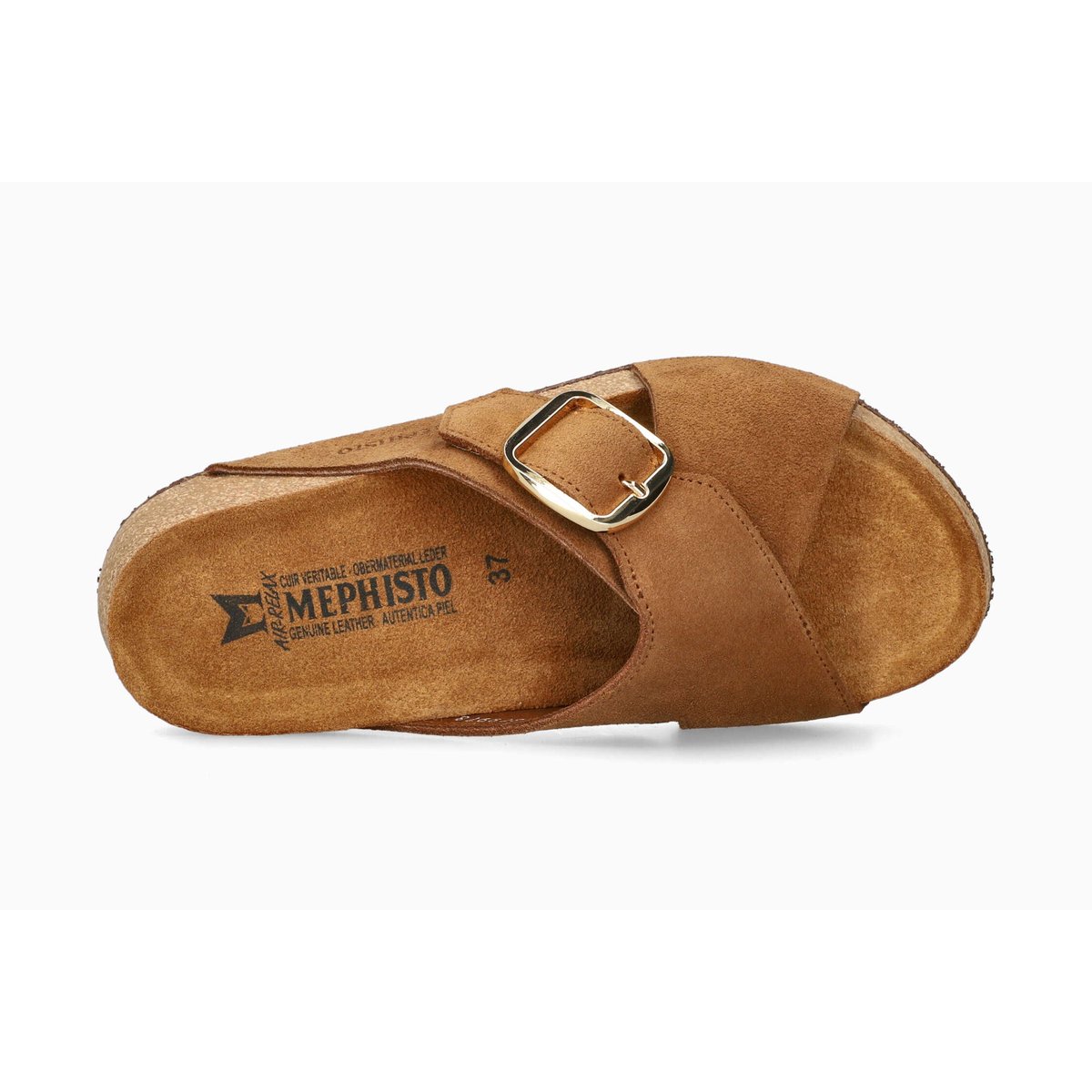 Sandales en cuir BERRIE marron tobacco 5149, MEPHISTO