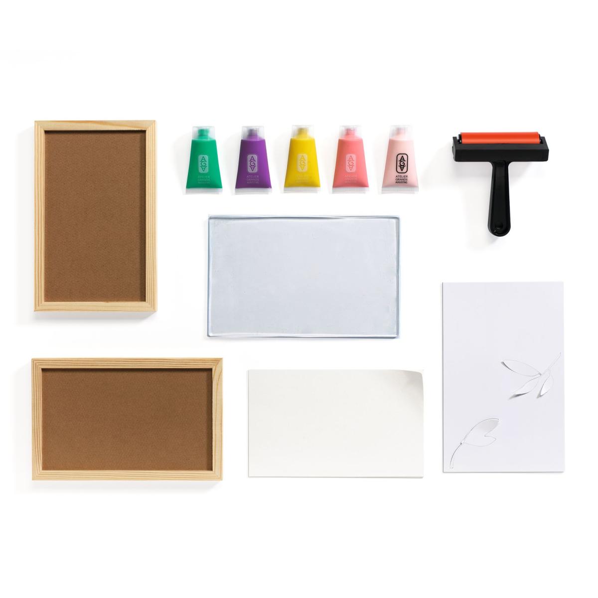 Coffret Atelier 46 - Impression Gel couleur unique, DJECO