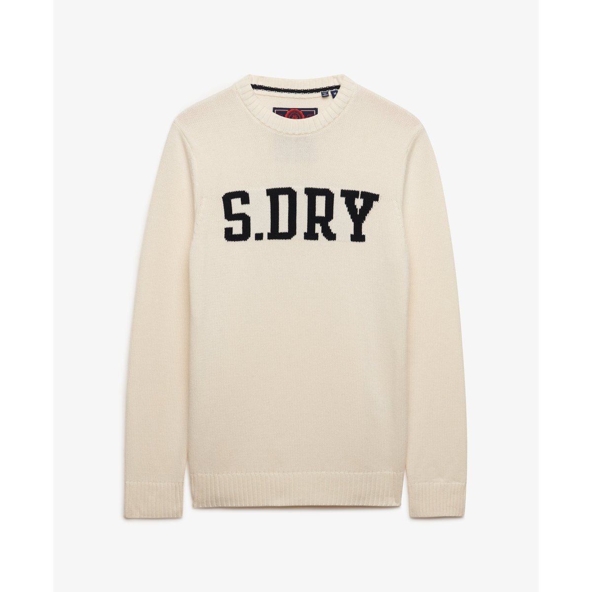Pull Intarisa Preppy coupe ajustée crème, SUPERDRY
