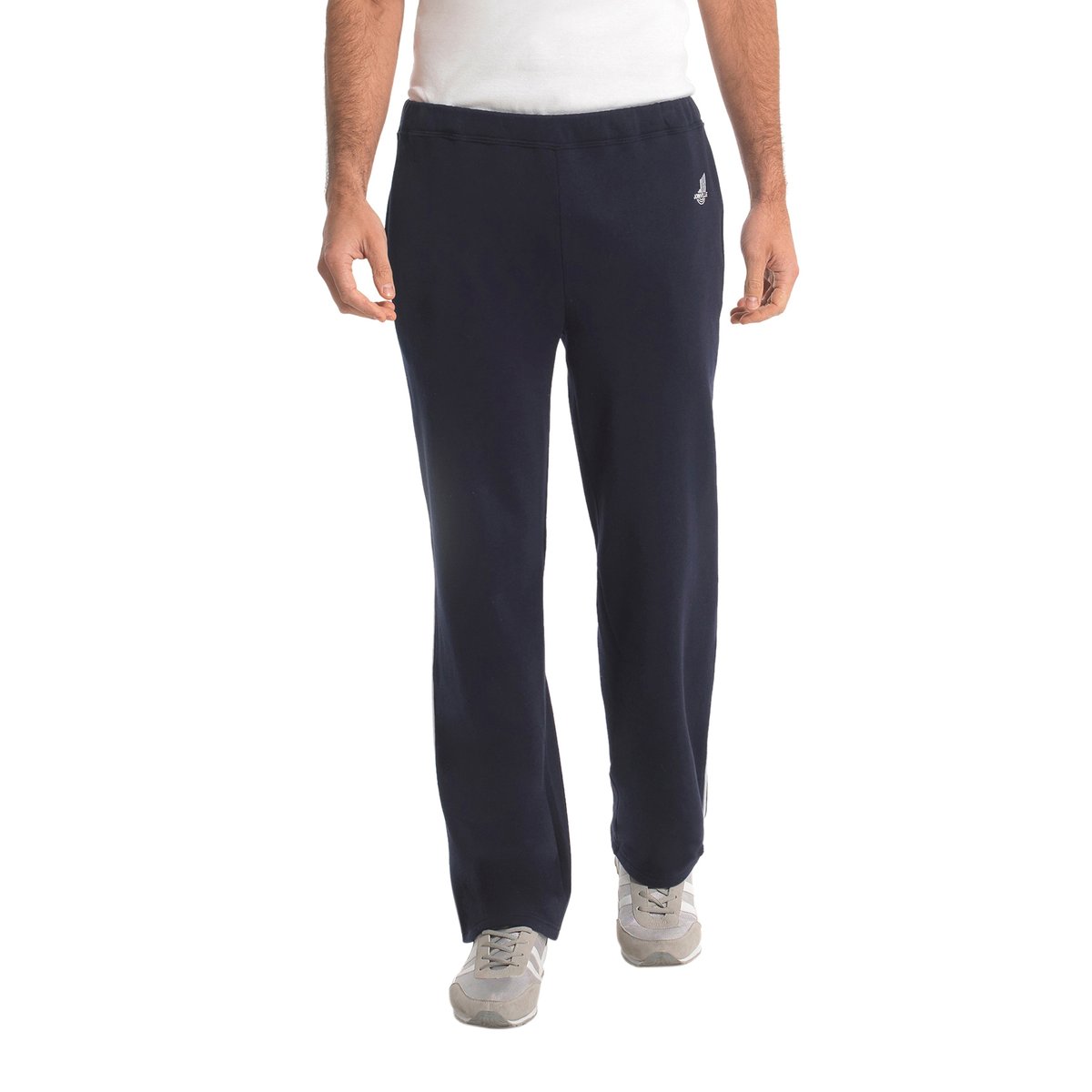 Pantalon de détente en molleton gratté marine, DAXON