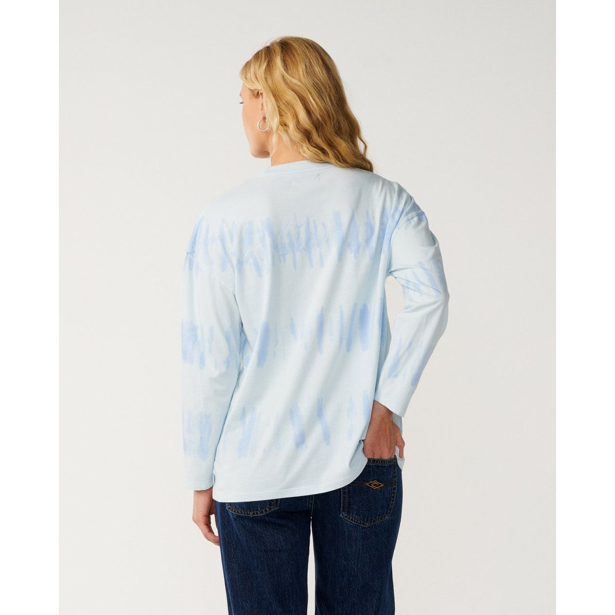 T-shirt TIE DYE sky blue, RIP CURL