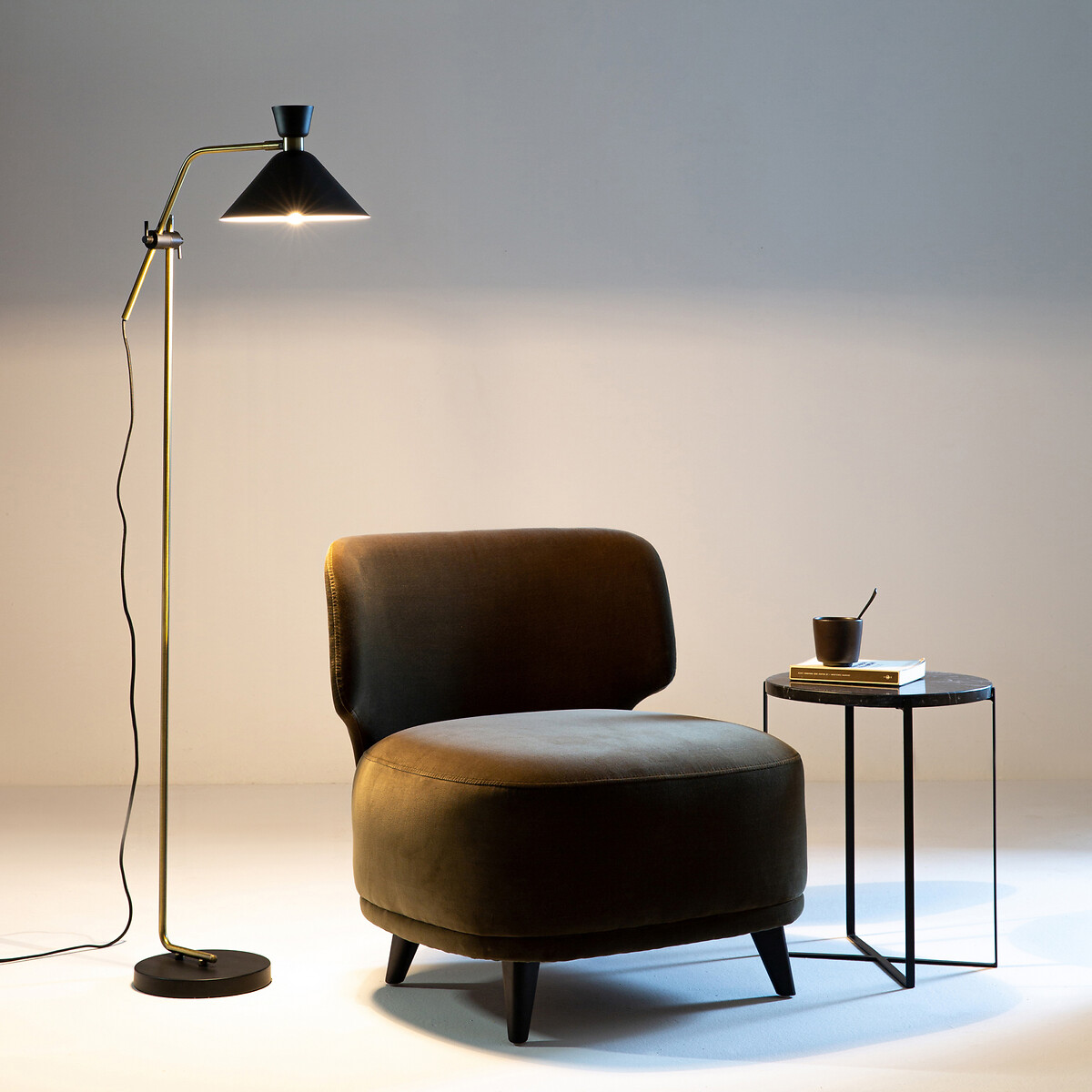 Lampada ottone invecchiato Zoticus ottone invecchiato, AM.PM