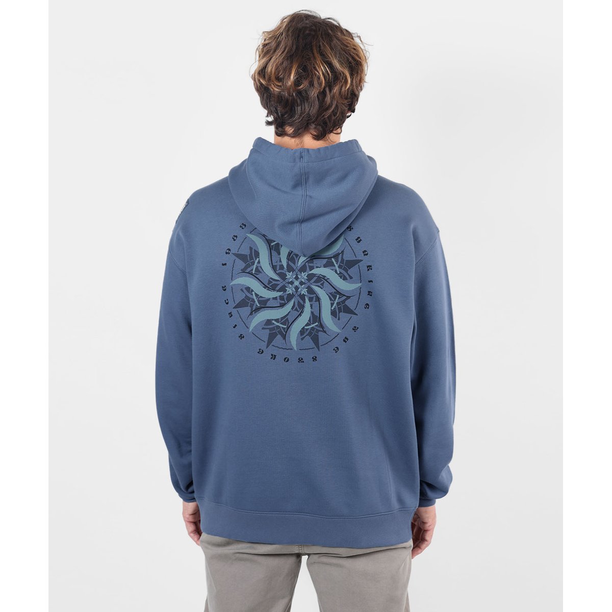 Sweat à capuche SHURIKEN vintage indigo, OXBOW
