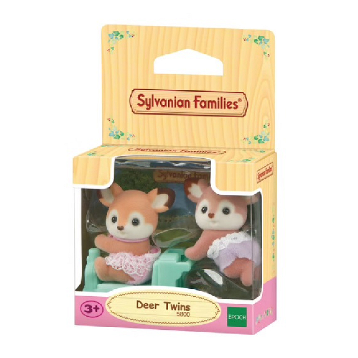 5800 - Les jumeaux Biche Sylvanian couleur unique, SYLVANIAN FAMILIES