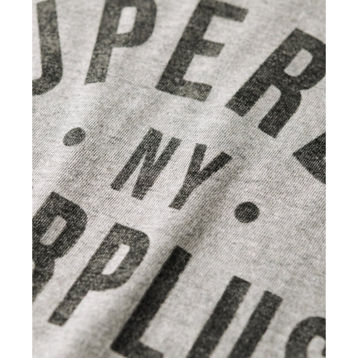 T-shirt à motif Surplus gris surplus moucheté, SUPERDRY