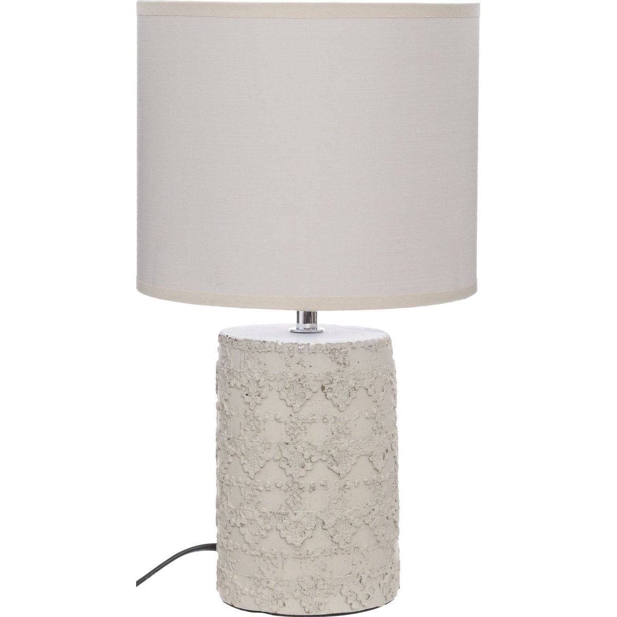 Lampe à poser en grès MELO beige, ATMOSPHERA