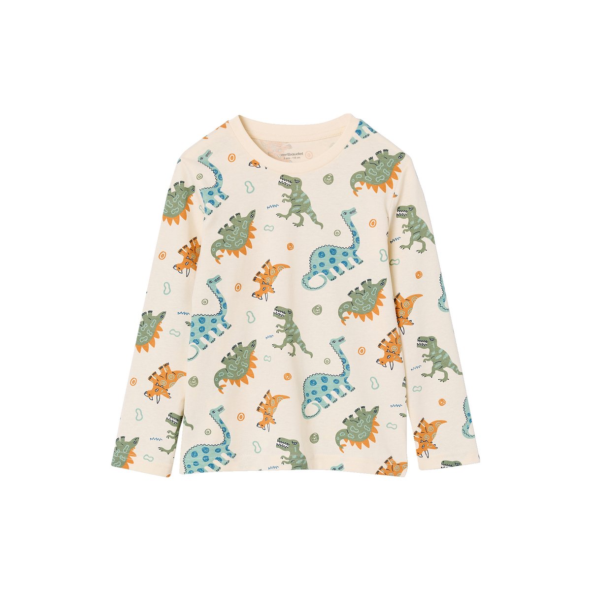 Lot de 2 pyjamas écru, VERTBAUDET