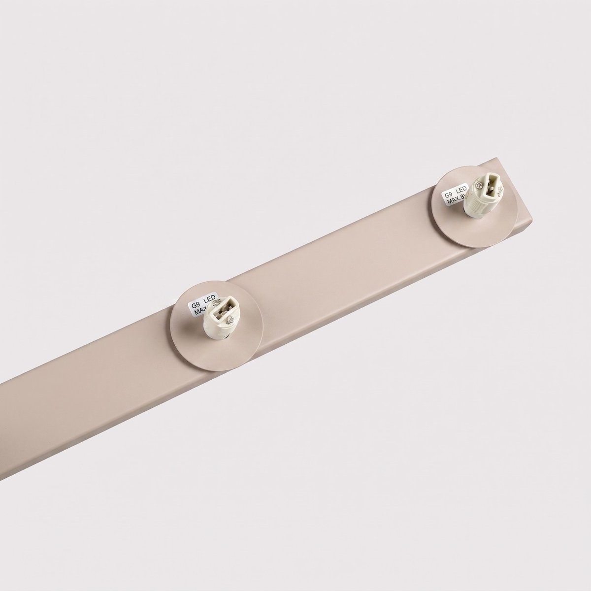 Plafonnier Acier Taupe G9 3 Yoli taupe, EDEN