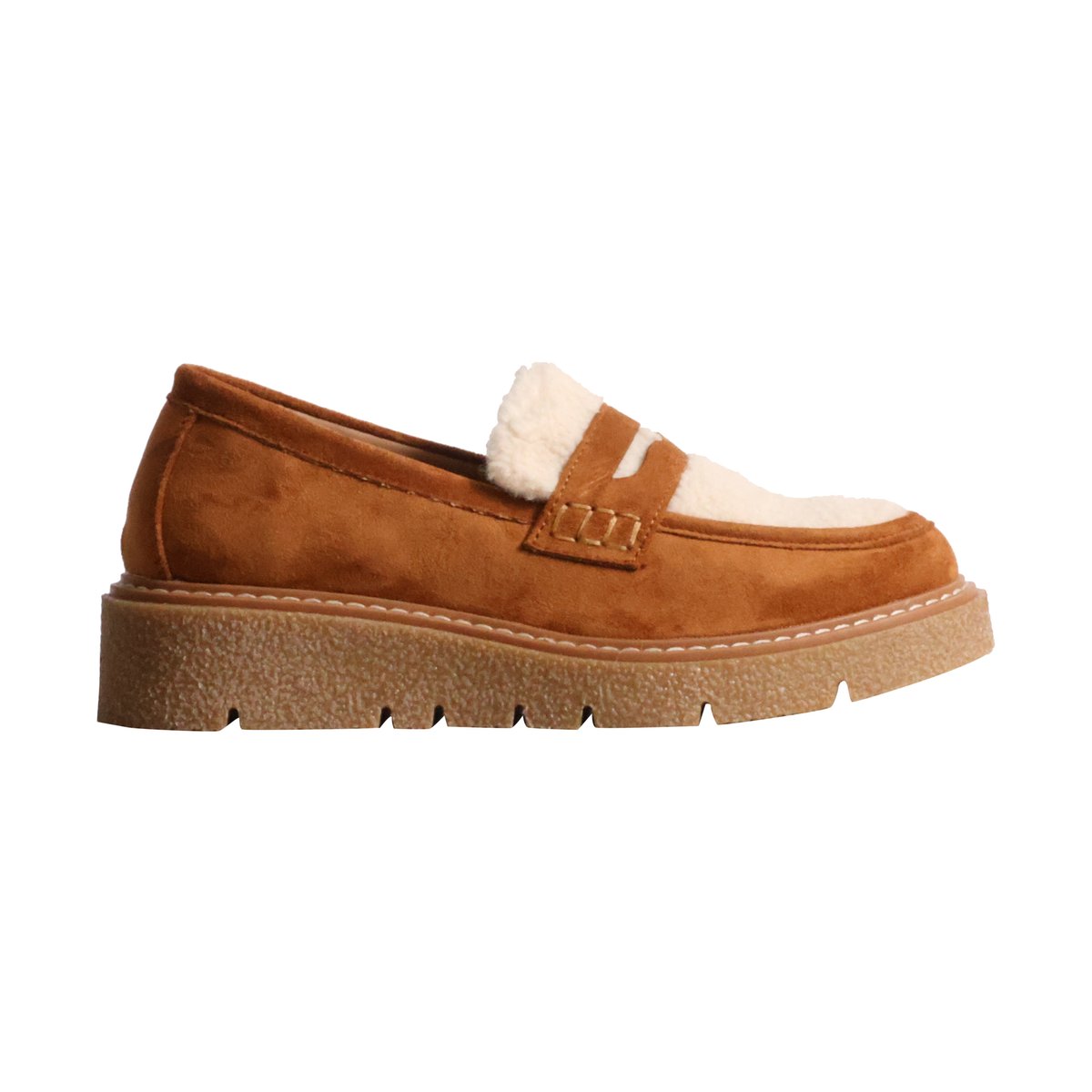 Mocassin à Enfiler camel, THE DIVINE FACTORY