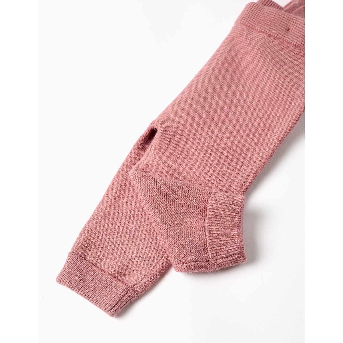 Ensemble body en coton et pantalon en maille rose, ZIPPY