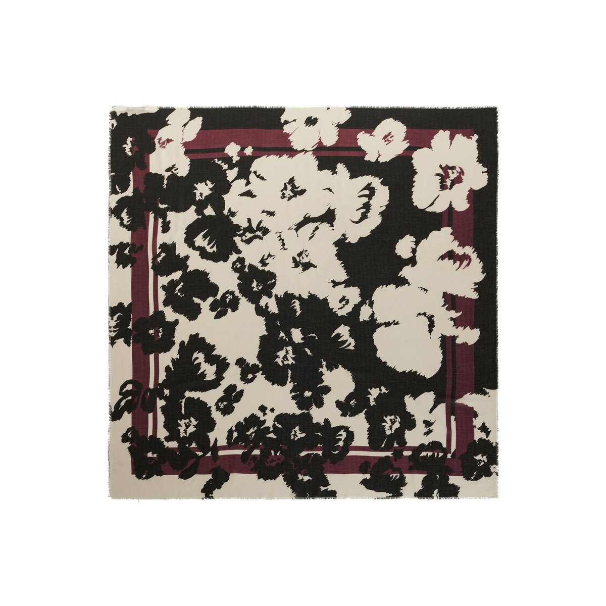 Foulard à imprimé à fleurs cream/dark red, BETTY BARCLAY
