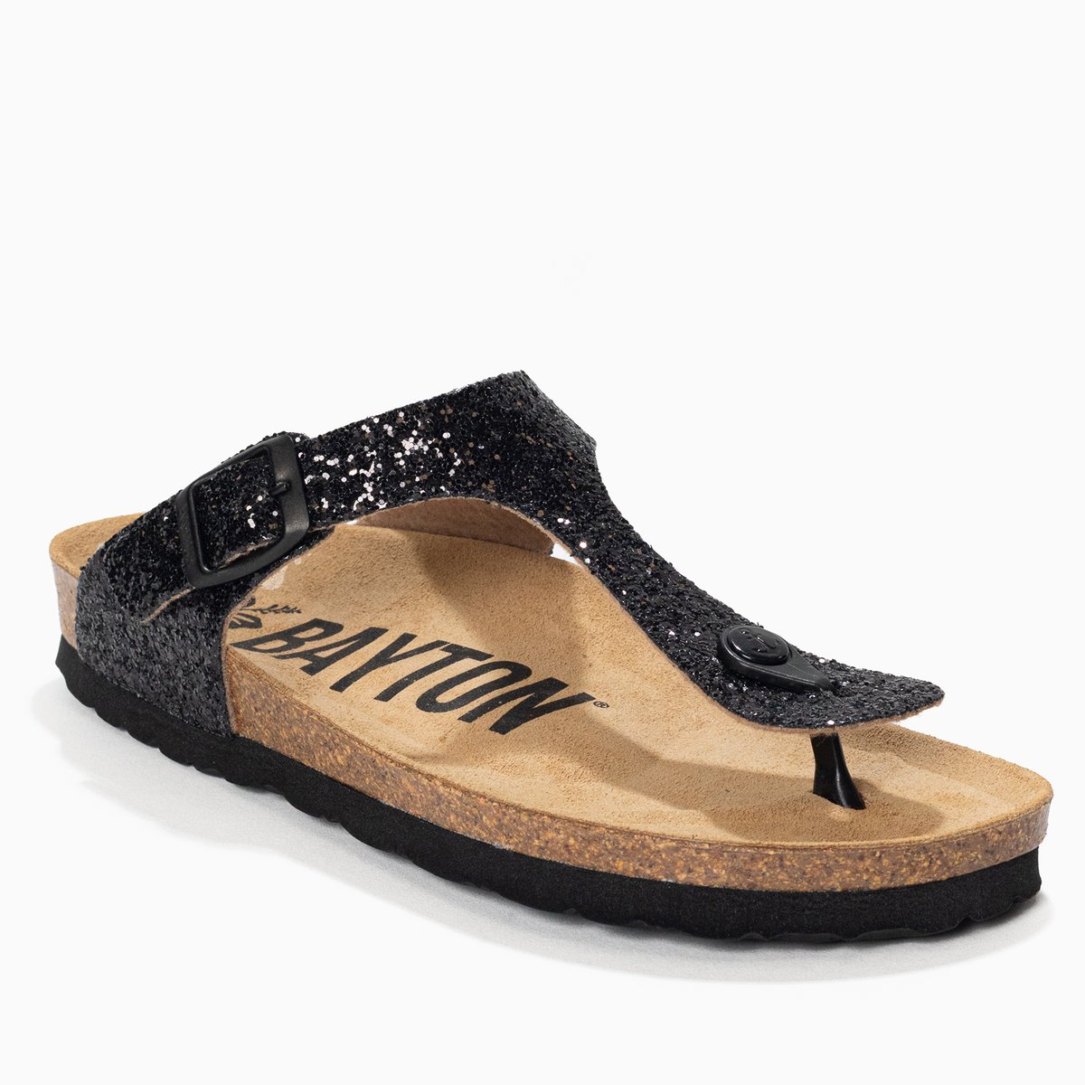 Tongs MERCURE noir, BAYTON