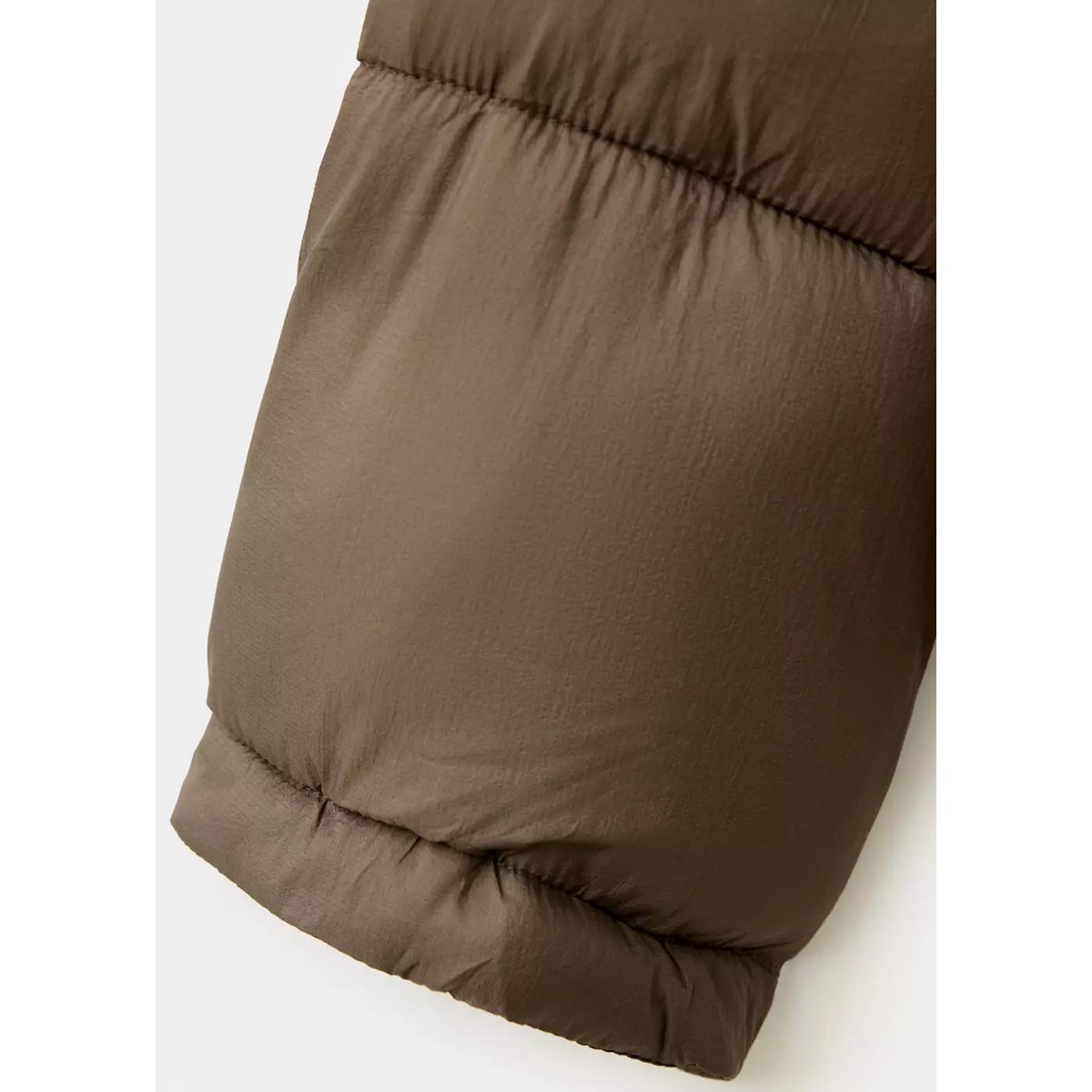 Anorak matelassé à poches plaquées kaki, MANGO