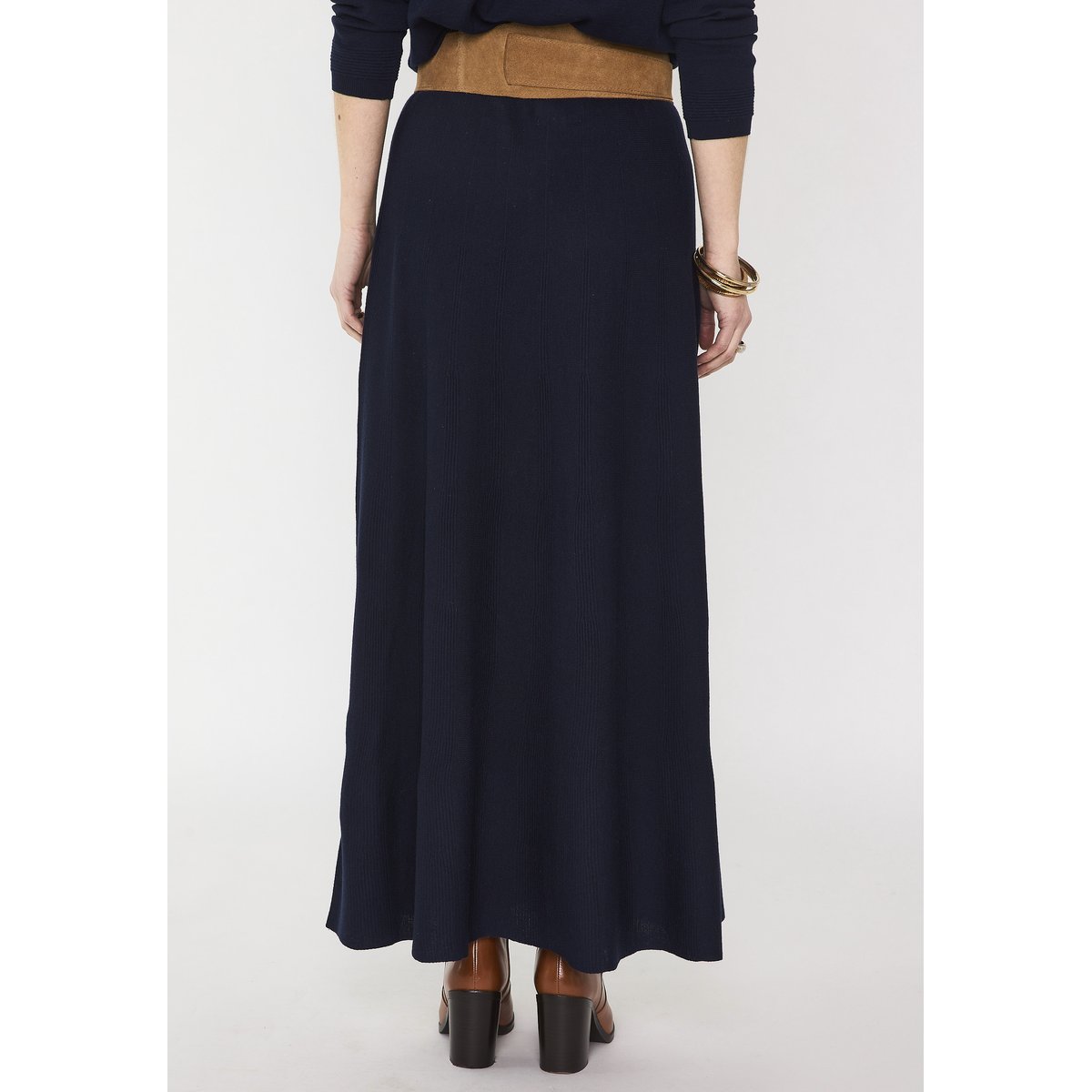 Jupe en maille OCTAVE bleu, Maison 123