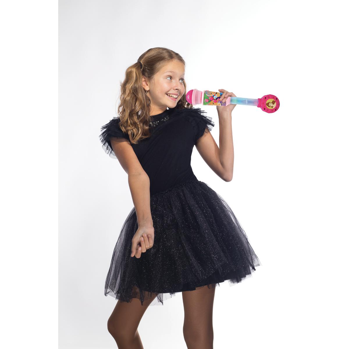 Microphone Princesses Disney avec tube lumineux rose, LEXIBOOK