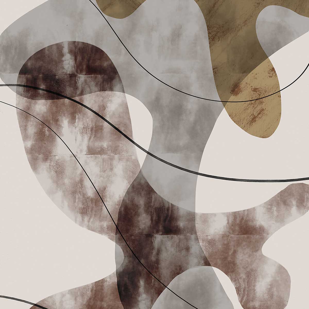 Tableau Organisme abstrait N°1 tableau alu dibond, HEXOA