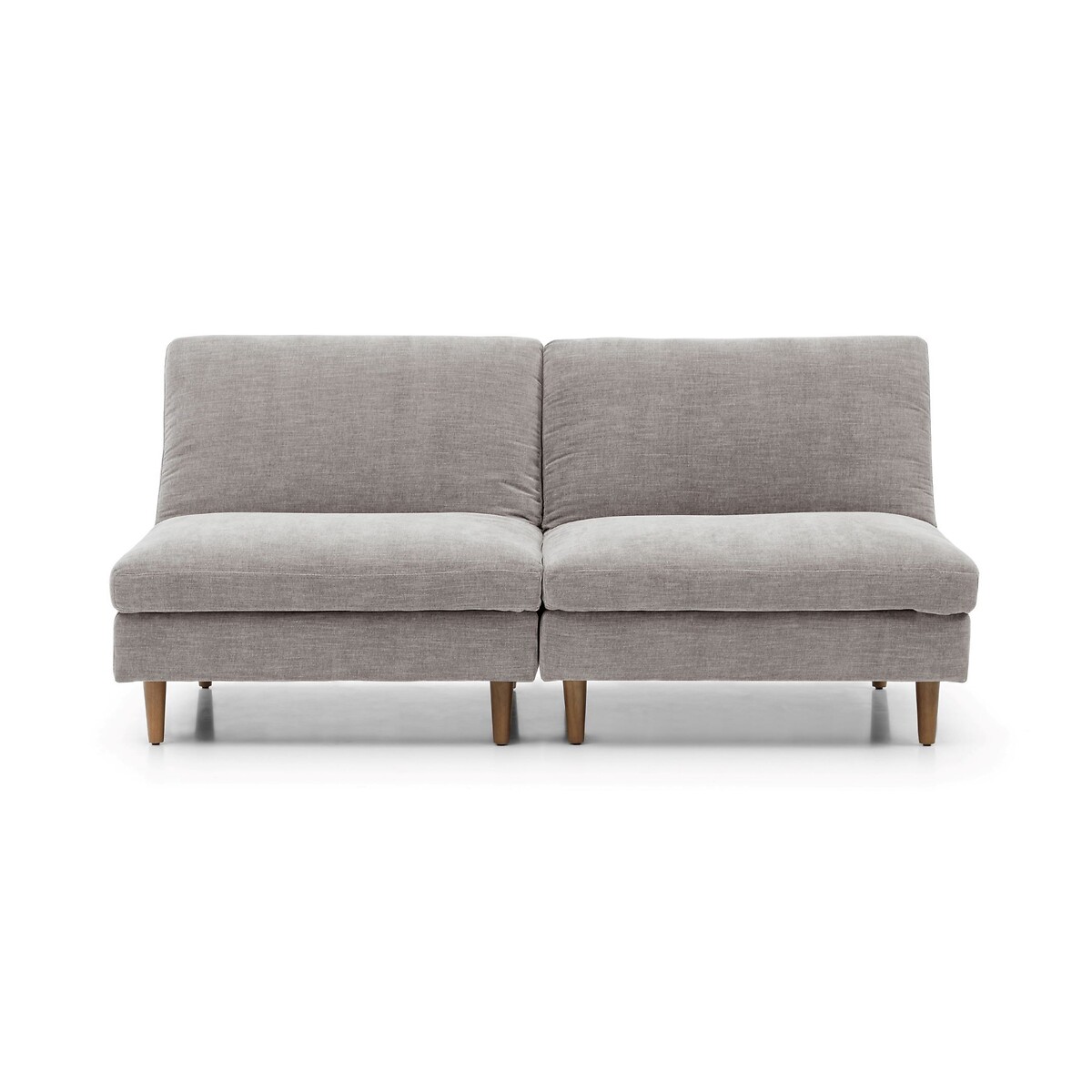 Sawyer Chenille 2 Seater Modular Click Clack Sofa Bed natural, SO'HOME