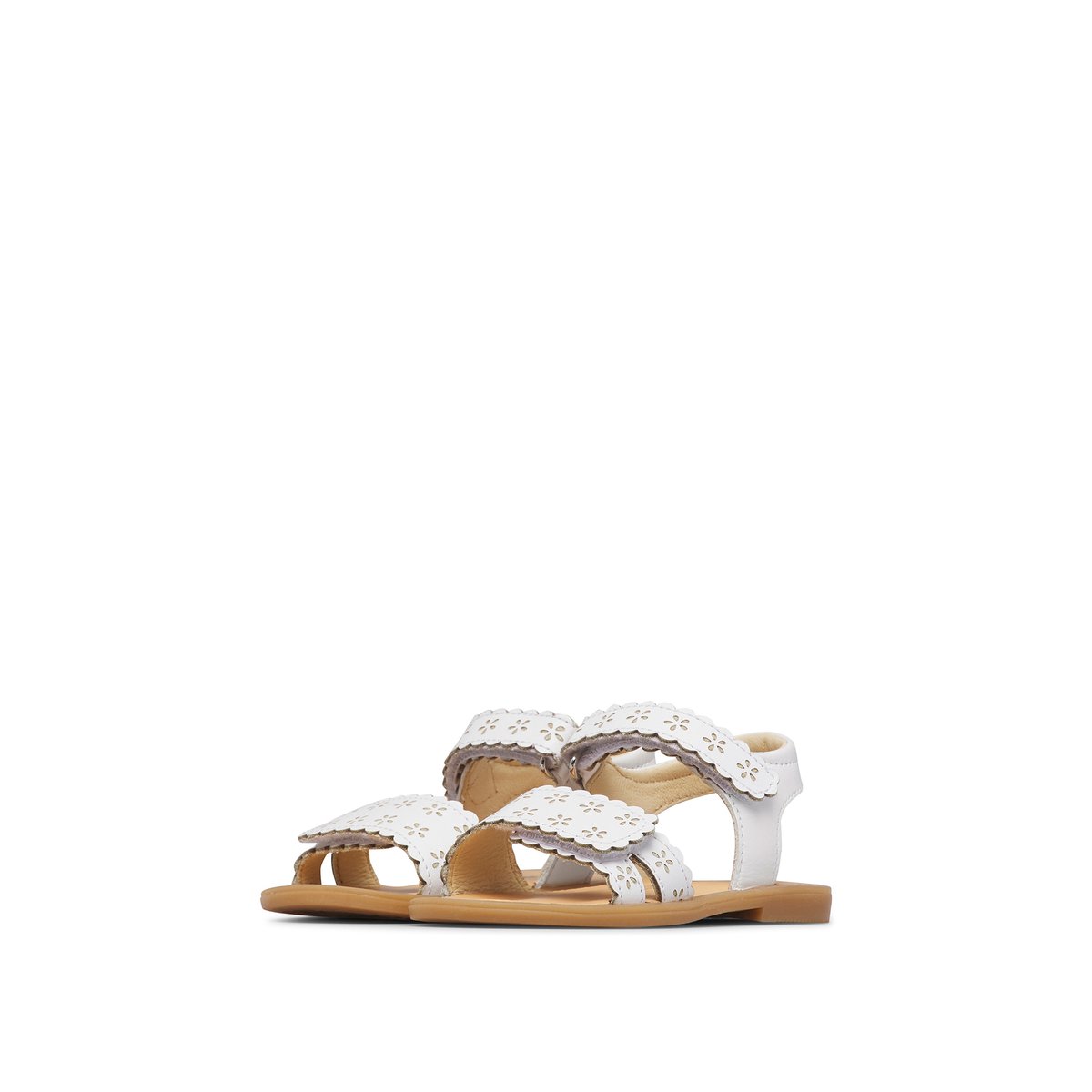 Sandales en cuir NILMIA blanc-, NATURINO