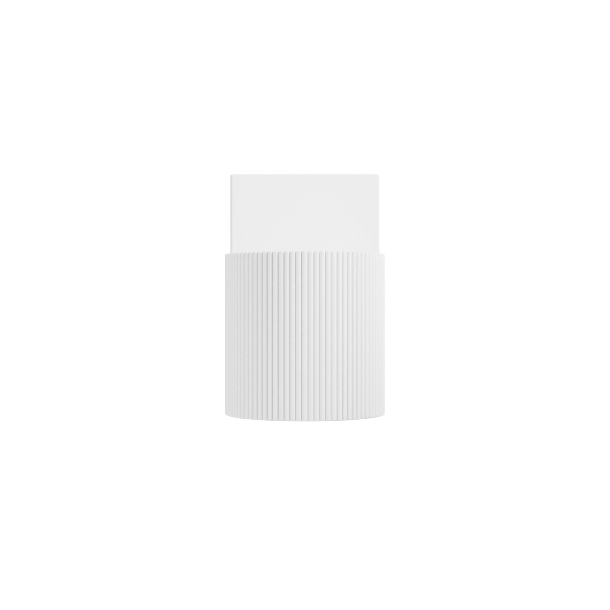 koko Reeded Minimalist Side Tables (Set of 2) white, SO'HOME