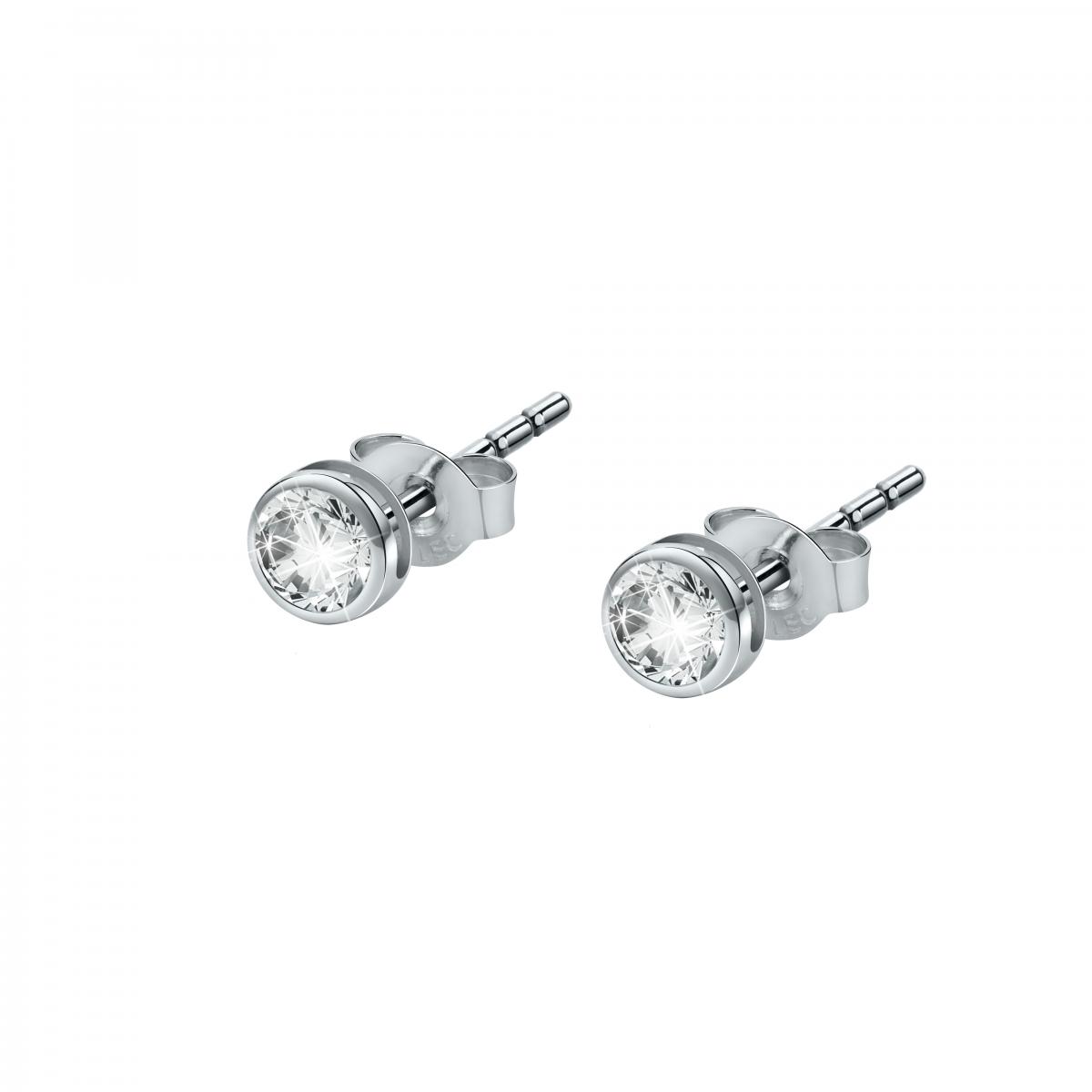 Boucles D'oreilles En Or Blanc 750 B-classic argent, BLUESPIRIT