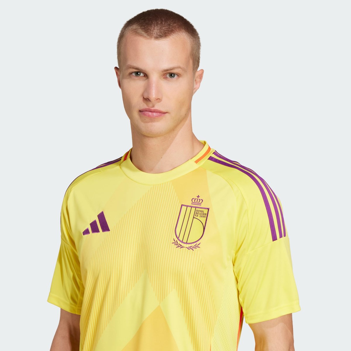 Maillot Extérieur Belgique 25 (Équipe Féminine) Maillot Extérieur Belgique 25 (Équipe Féminine) impact yellow, adidas Performance
